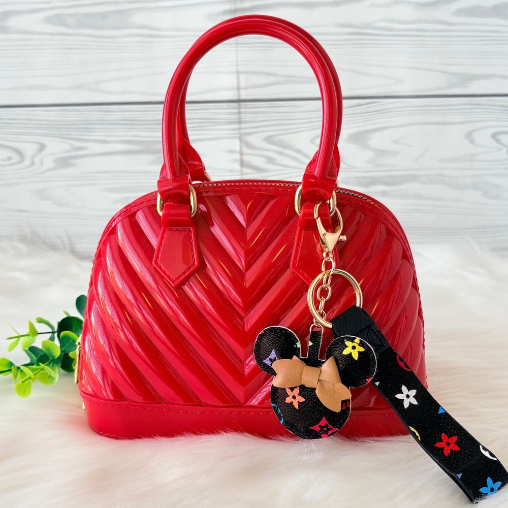 Multicolor Fashion Mickey Mouse Keychain/ Bag Charm -Black